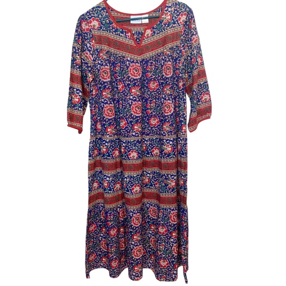 vermont country store Dresses Vermont Country Store Peasant Dress Womens Medium Cotton